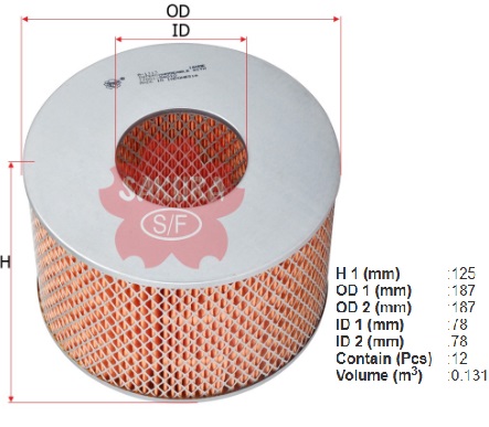 FILTRO DE AIRE TOYOTA HILUX 2400 DIESEL 1983-